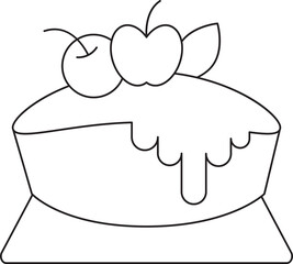 Sponge Cake Icon
