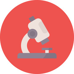 Miscroscope icon vector image. Can be used for Chemistry.