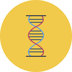 DNA icon vector image. Can be used for Chemistry.