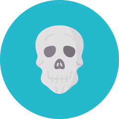 Skull icon vector image. Can be used for Chemistry.