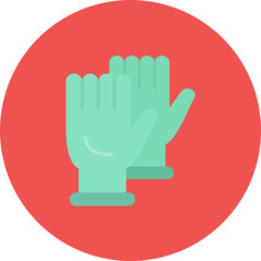 Gloves icon vector image. Can be used for Chemistry.
