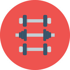 Gym Equipment icon vector image. Can be used for Hotel Management.
