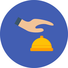 Full Service icon vector image. Can be used for Hotel Management.