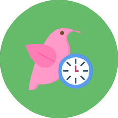 Early Bird icon vector image. Can be used for Hotel Management.