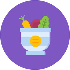 Salad icon vector image. Can be used for Restaurant.
