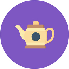 Teapot icon vector image. Can be used for Restaurant.