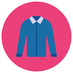 Shirt icon vector image. Can be used for Sewing.