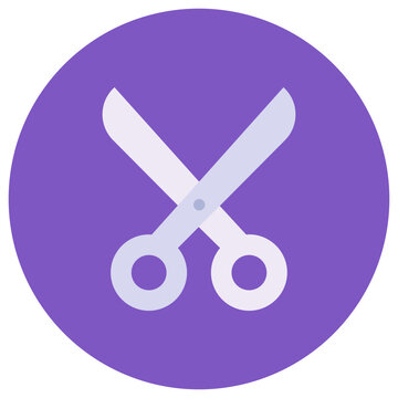 Scissor icon vector image. Can be used for Sewing.