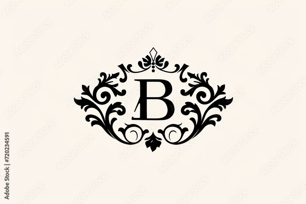 Aufkleber a sleek and modern logo design featuring a bold black and white symbol, expertly crafted with intric