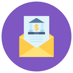 Letter icon vector image. Can be used for Banking and Finance.