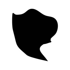 Paramaribo District map, administrative division of Suriname. Vector illustration.