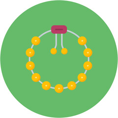 Bracelet icon vector image. Can be used for Fashion.