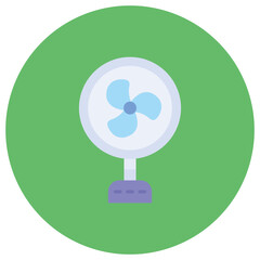 Stand Fan icon vector image. Can be used for Summer.