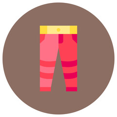 Firefighter Pants icon vector image. Can be used for Firefighter.