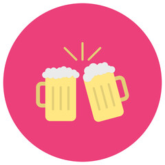 Cheers icon vector image. Can be used for Wedding.