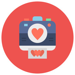 Wedding Camera icon vector image. Can be used for Wedding.