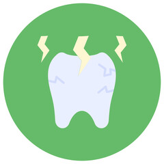 Toothache icon vector image. Can be used for Dental Care.