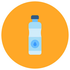 Water Bottle icon vector image. Can be used for Homeware.