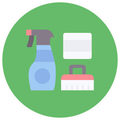 Cleaning icon vector image. Can be used for Family Life.