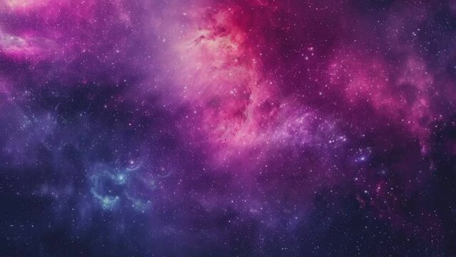 Loop animation of space galaxy footage