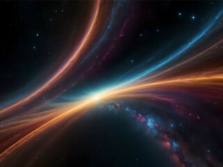 Fototapeta na wymiar Abstrack Rainbow Line Universe Background