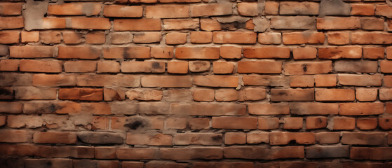 Brick wall. Realistic wall of bricks