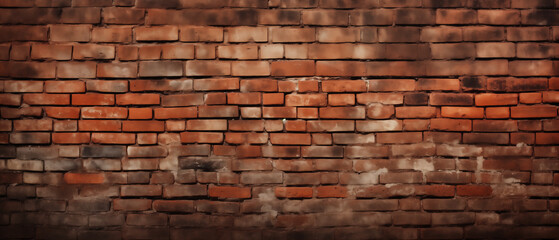 Brick wall. Realistic wall of bricks