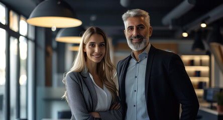 Portrait of business colleagues in the office