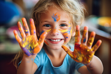 Interactive art therapy sessions tailored for children affected by abuse - focusing on creative healing and expression through art in a child-friendly therapeutic environment.