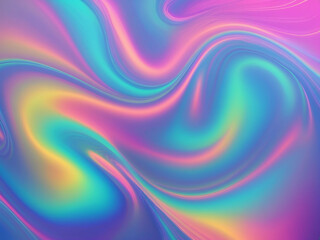 Abstract trendy holographic background. Multicolored gradient abstract background.