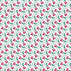 Free vector valentines flowers pattern in background.