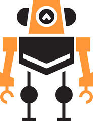 Robot Character Icon
