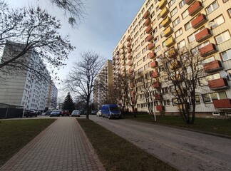Residential area of the city, Bialystok, Poland