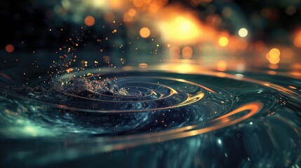 Galaxy background in digital art style