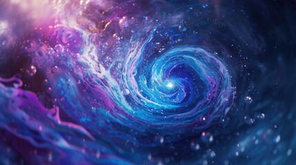 Galaxy background in digital art style