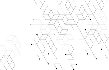 isometric vector blocks polygon shape pattern with dots