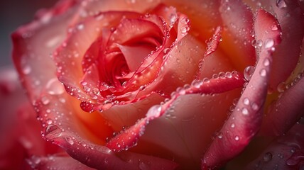 artificial intelligence macro image of a beautiful rose