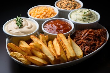 mixed snacks in boxes professional advertising food photography