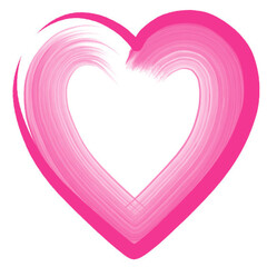 Pink heart icon symbolc,vector illustration,Valentine’s Day clipart 