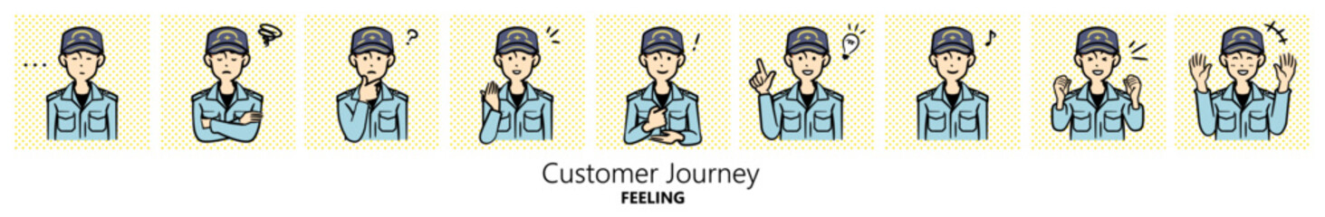 人物イラスト｜救命士（男性）