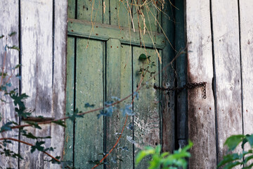Traditional old house in the countryside in Romania.