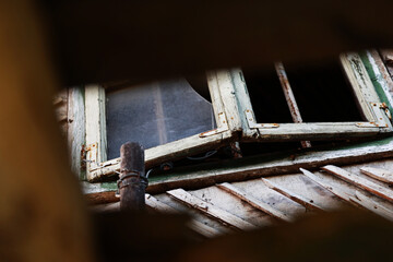 Traditional old house in the countryside in Romania.