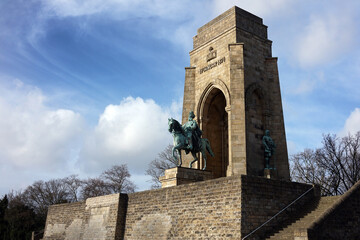 Kaiser-Wilhelm-Denkmal auf der Hohenysburg im Süden Dortmund´s / Ruhrgebiet, NRW