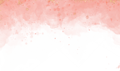 Pastel pink watercolor paint brush glitter gold  with golden , dots and stains. Pastel marble alcohol ink drawing effect. pink texture design element for wedding invitation.	