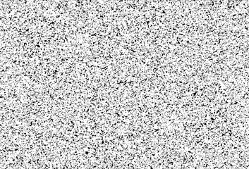 Distressed uneven background. Grunge texture overlay with rough and fine grains isolated on a white background.	