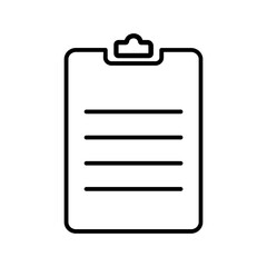 Clipboard Vector Icon