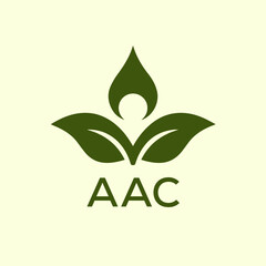 AAC Letter logo design template vector. AAC Business abstract connection vector logo. AAC icon circle logotype.
