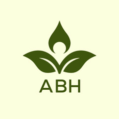 ABH Letter logo design template vector. ABH Business abstract connection vector logo. ABH icon circle logotype.
