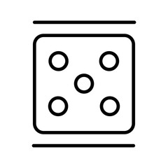 Dice Vector Icon