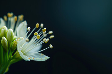 wallpaper of minimalistic macro of a part of a flower with background, fineart